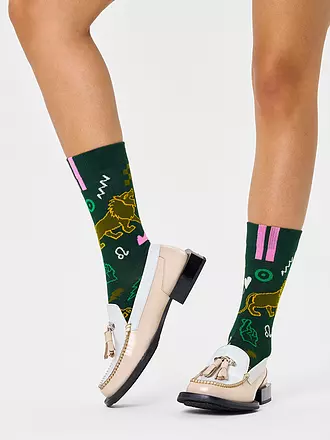 HAPPY SOCKS | Calcetines de mujer 36-40 LÖWE naranja | 